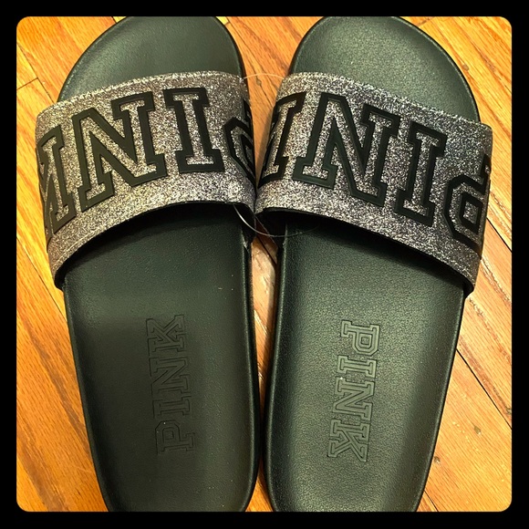 PINK Victoria's Secret Shoes - Vs pink slides